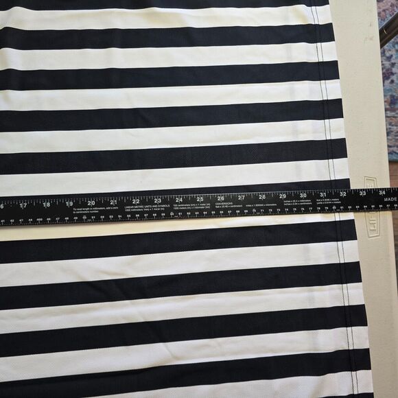 Cliff Keen Athletic Referee Shirt Men's XXL Black White Stripe Long Sleeve Zip - Picture 5 of 15